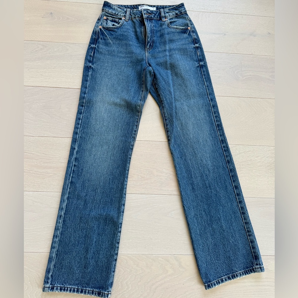 Classic Blue Garage Denim Jeans Droit Annees 90/90’s straight size 01/25